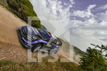 2019-06-14 - Elfyn Evans, su Ford Fiesta WRC plus alla Prova Speciale 8 - WRC - RALLY ITALIA SARDEGNA - DAY 02 - RALLY - MOTORS
